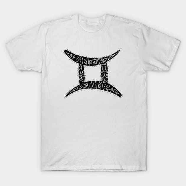 Gemini Symbol T-Shirt by OsFrontis